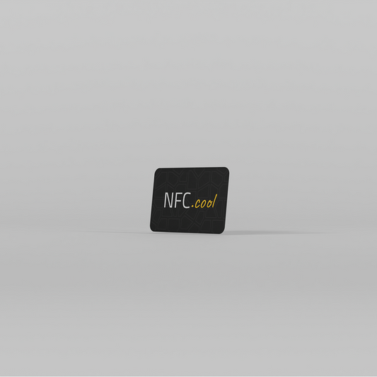 Rectangle Sticker Black - NFC.cool