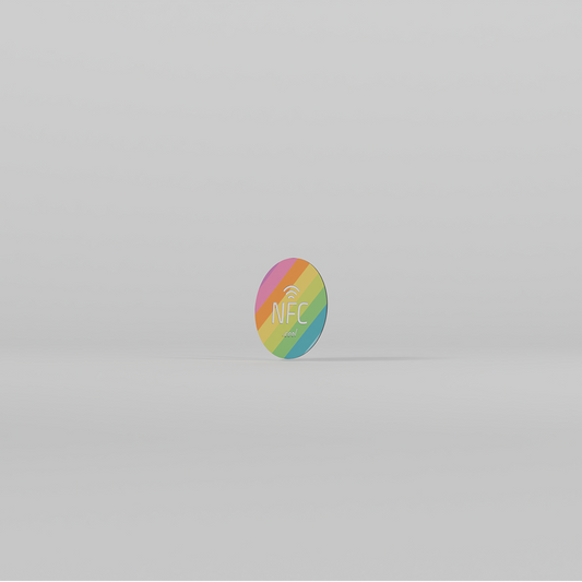 Circle Sticker Rainbow - NFC.cool