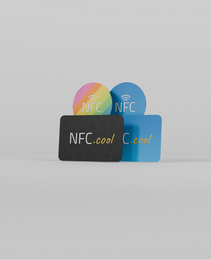 NFC.cool Pack of NFC Sticker Rectangle and circular
