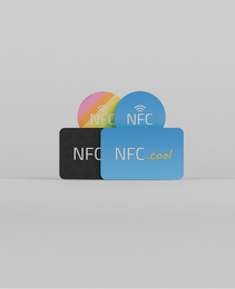 NFC.cool Pack of NFC Sticker Rectangle and circular